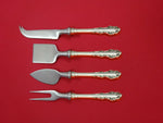 Dresden Scroll by Lunt Sterling Silver Cheese Serving Set 4 Piece HHWS  Custom
