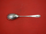 Mayflower by Kirk Sterling Silver Berry Spoon fluted 10.15 mark  9 1/2"