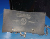 Williamsburg Shell by Stieff Sterling Silver Decanter Label "RYE" (#4358)