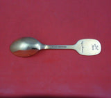 Christmas Spoon by A. Michelsen Danish Sterling Silver Teaspoon 1987 Vermeil