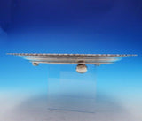 John Belknap Jones Coin Silver Salver Tray Boston Leaf Acanthus Border #3542