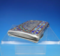 Gorham Sterling Silver Business Card Case with Enamel #115 Monogrammed (#4412)