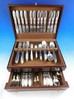 Cactus by Georg Jensen Danish Sterling Silver Flatware Set for 12 Service 132 pc