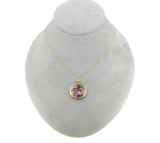 Vintage Shaker Locket 12K Gold Filled Natural Gemstones Pendant