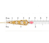 10k Yellow Gold Art Nouveau Lavaliere with Conch Pearl Drop (#J6166)