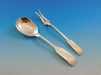 Old English Tipt by Gorham Sterling Silver Flatware Set Service 79 pieces Place