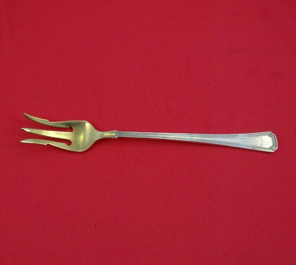Cortland by Lunt Sterling Silver Pickle Fork Gold Washed 5 1/4" Serving Vintage