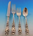 Lily by Frank Whiting Sterling Silver Flatware Service for 12 Set 51 pcs G Mono