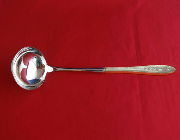 Wedgwood by International Sterling Silver Soup Ladle HHWS  Custom Made 10 1/2"