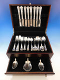 Pansy by International Sterling Silver Flatware Service for 8 Set 50 pcs Dinner