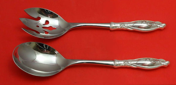 Mille Fleurs by International Sterling Silver Salad Serving Set 2pc Custom