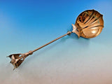 Morning Glory by Gorham Sterling Silver Gravy Ladle Gold-washed BC 81/2" 3-D