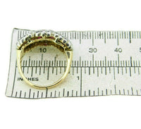 10k Yellow Gold Victorian 1.30ct Genuine Natural Diamond and Ruby Ring (#J4689)