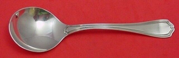 Hepplewhite by Reed & Barton Sterling Bouillon Soup Spoon Design At Base 5 1/4"