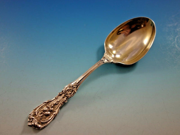 Francis I Old by Reed & Barton Sterling Silver Preserve Spoon gold-washed 6 1/4"