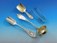 Undine by Wood & Hughes Sterling Silver Flatware Set 12 Service 69 pc Rare 1850