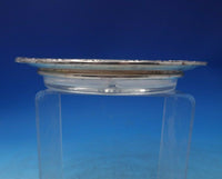 Sterling Silver Relish Tray Round with Etched Glass 8" (#6469)