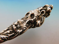Les Six Fleurs by Reed and Barton Sterling Silver Salad Serving Set Pierced AS
