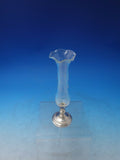 Gadroon by Empire Sterling Silver Bud Vase with Crystal c.1960 7" x 2" (#5988)