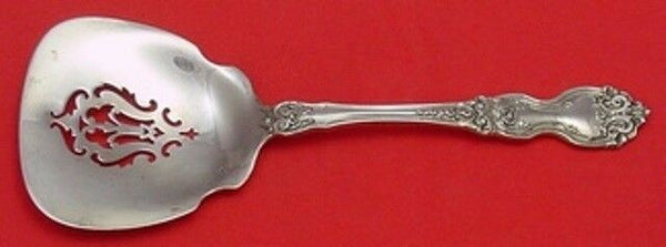 La Reine by Wallace Sterling Silver Tomato Server Pierced Original 7 1/2"