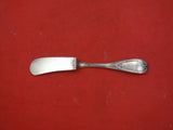 Olive by Baily Kettell & Chapman Coin Silver Flat Handle Master Butter Boston MA