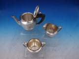 Beaded by Goodnow & Jenks Sterling Silver Tea Set 3 Piece (#6128) Boston