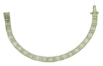 10k White Gold Filigree Bracelet .10ct TW Genuine Natural Diamonds (#J4167)