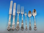 Wild Rose by Watson Sterling Silver Flatware Set 12 Service 101 Pieces Dinner