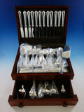 Ottagonale by Zaramella Italy Sterling Silver Flatware Set Dinner 90 Pcs New