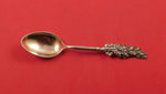 Harlequin by Reed & Barton Sterling Silver Demitasse Spoon GW w/Forget Me Not 4"