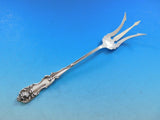 Lion By Frank Smith Wallace Sterling Silver Lettuce Fork Old 8 1/2" Server