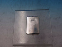Art Mfg Co Sterling Silver Compact for Chatelaine #55 w/ Vertical Lines (#6502)