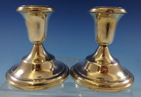 Hunt Sterling Silver Candlestick Pair #600 (#2425)