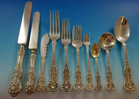 New King by Dominick & Haff Sterling Silver Flatware Set 6 Service 67 Pieces