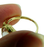 14k Yellow Gold Vintage 1.91ct Peach Morganite Ring (#J4635)
