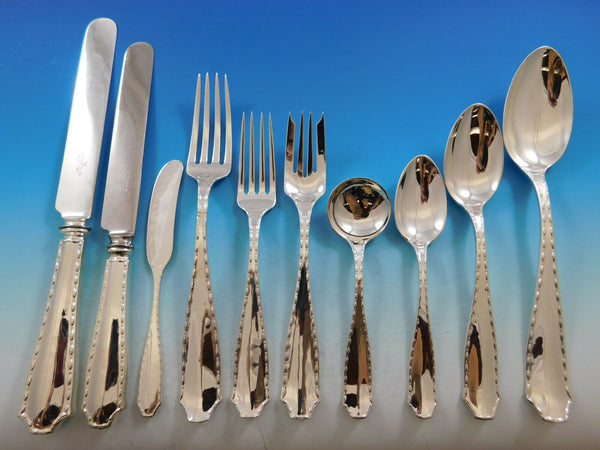 Marquise by Tiffany & Co Sterling Silver Flatware Service for 8 Set 80 pc Dinner