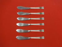 Diadem by Reed & Barton Sterling Silver Trout Knife Set 6pc HHWS  Custom Made