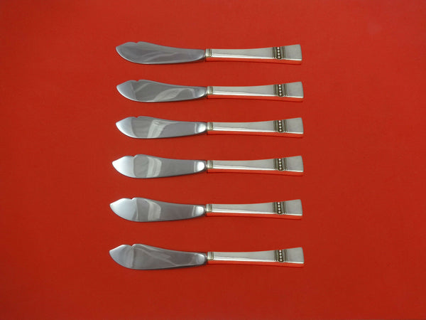 Diadem by Reed & Barton Sterling Silver Trout Knife Set 6pc HHWS  Custom Made