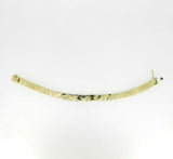 14k Yellow and White Gold Chevron Bracelet (#J5064)