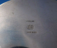HE Sterling Silver Tea Caddy with Hinged Lid and Pineapple Finial (#4995)