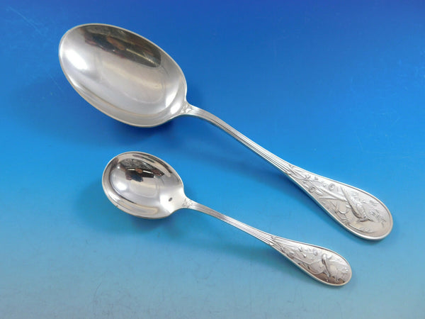 Tiffany audubon sterling on sale flatware