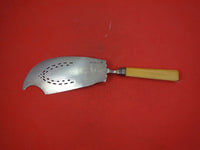 English Georgian Sterling Silver Fish Server London 1817 pierced & engraved 11"