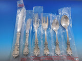 Burgundy by Reed and Barton Sterling Silver Flatware Set Service 59 pieces New