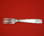 Silver Disk by William Spratling Mexican Sterling Silver Dinner Fork 7 1/8"