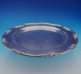 Water Lily by Camusso Peruvian .825 Silver Serving Tray Round 15" (#3188)