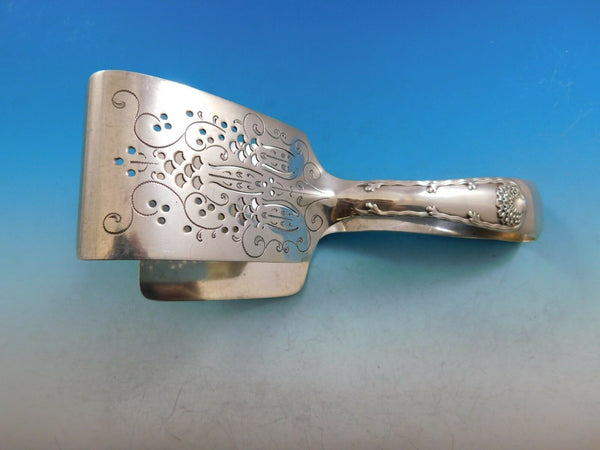 Wave Edge by Tiffany Sterling Silver Asparagus Serving Tong Brite Cut 7 1/2"