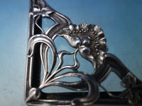 Poppy by Gorham Sterling Silver Desk Blotter Corners 4pc Set c1910 #1949 (#6348)