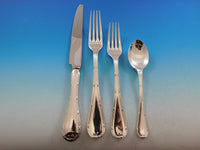 Reed & Ribbon by Carrs Sterling Silver Flatware Set 12 Service 67 pcs Dinner New