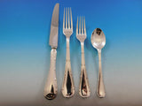 Reed & Ribbon by Carrs Sterling Silver Flatware Set 12 Service 67 pcs Dinner New