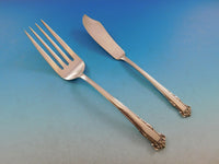 English Shell by Lunt Sterling Silver Flatware Set for 12 Service 64 pieces